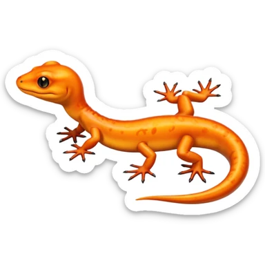Salamander with 4 legs sticker