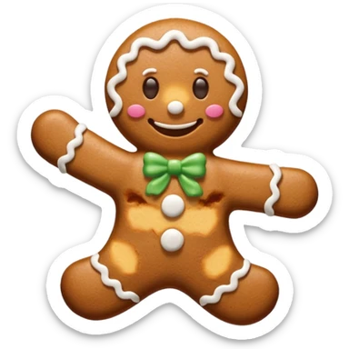 Gingerbread sticker
