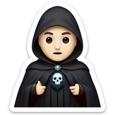Shadowy Phantom with Cloak sticker