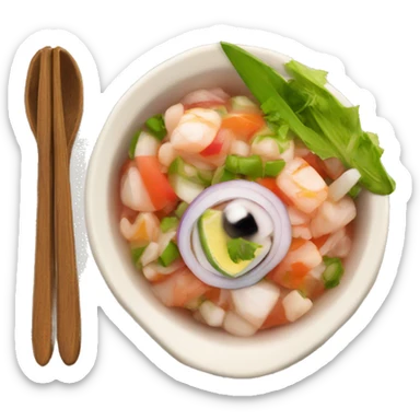 ceviche peruano sticker