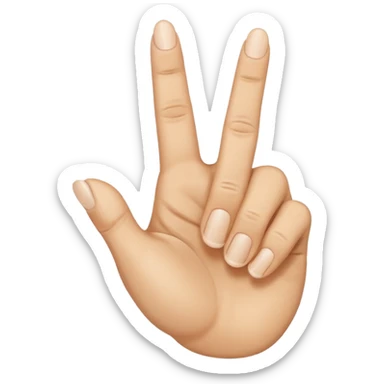 Smiling middle finger sticker