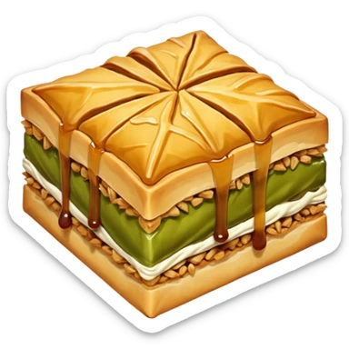 baklava slice  sticker
