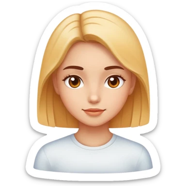 healthy life style girl sticker