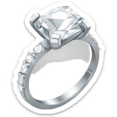 Diamond ring sticker
