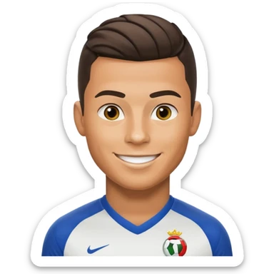 Cristiano Ronaldo football emojis sticker