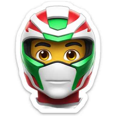 radiant power ranger sticker