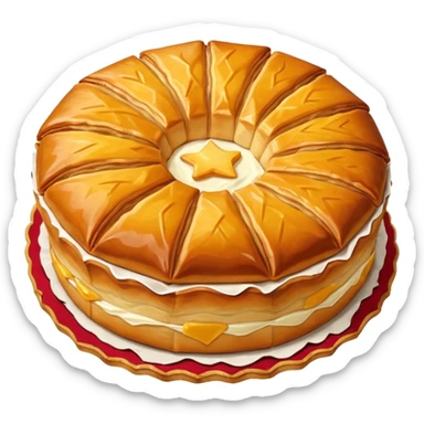 fève galette des rois sticker