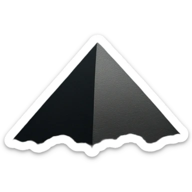 a-big-black-pyramid-on-cloud sticker