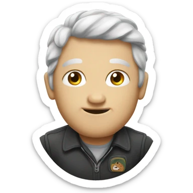 Wee patch emoji sticker