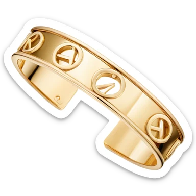 Cartier love bracelet sticker