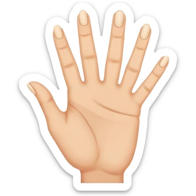 Hand with pinched fingers gesture, Italian gesture sticker