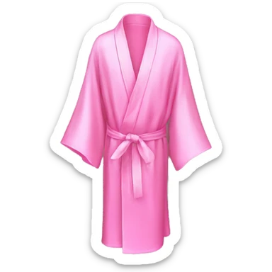 Pink Silk robe sticker