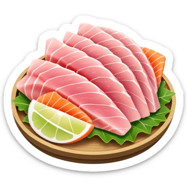 light pink sashimi 1 bite   sticker
