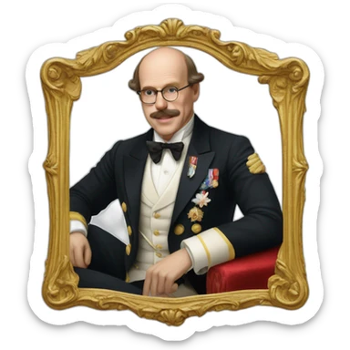prince albert 2 de monaco sticker