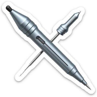 Tattoo needle sticker