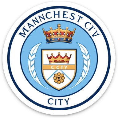 Manchester City badge sticker