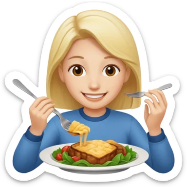 ALGUIEN SABOREANDO UNA COMIDA MUY RICA sticker