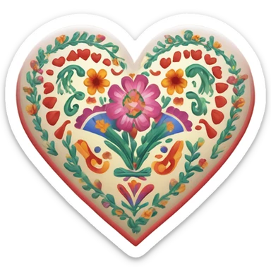 Mexican Heart  sticker