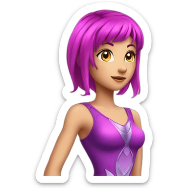 Winx tecna sticker