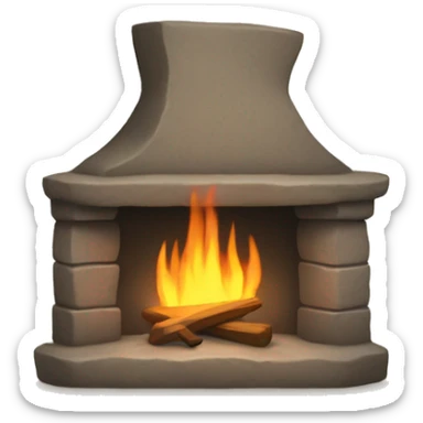 hearth with bands sticker