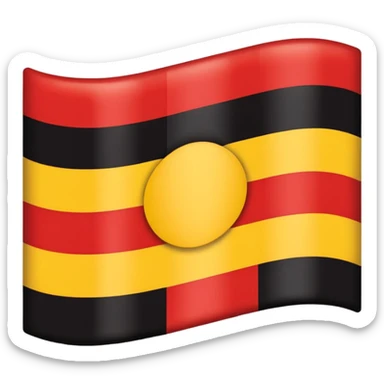 Aboriginal  flag sticker