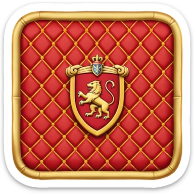 gryffindor red and gold bed sticker