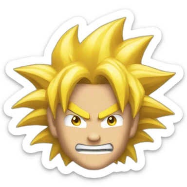 Super saiyan 3 sticker