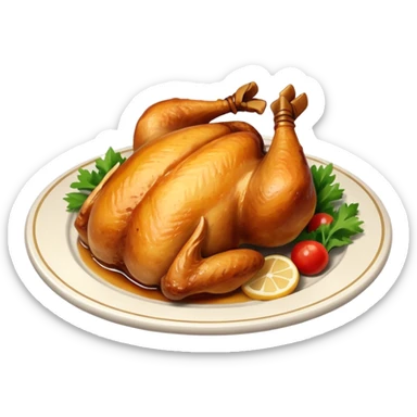 meal with chicken sticker