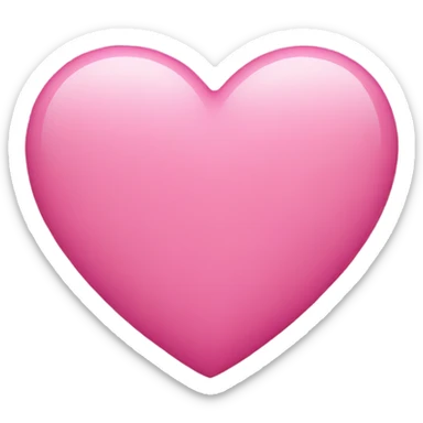 pink heart sticker