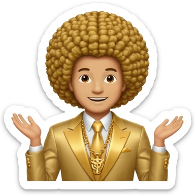 80'S DICO MAN sticker