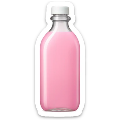 JOHNSON'S Baby oil pink bottle sticker