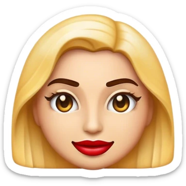 Cinematic Realistic Hollywood Pop Culture Emoji, featuring an iconic portrayal of film industry glamour rendered with vibrant textures and dynamic, cinematic lighting. sticker