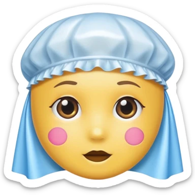 shower cap sticker