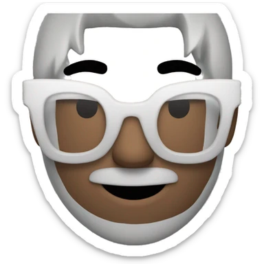 White iPhone 15 pro max sticker