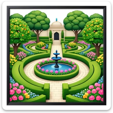 Fancy deluxe Royal garden sticker