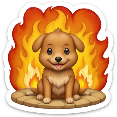 Meme this is fine sticker