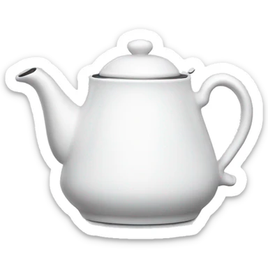 white teapot smeg  sticker