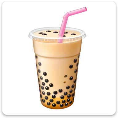 Bubble tea sticker