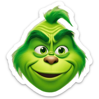 the grinch sticker