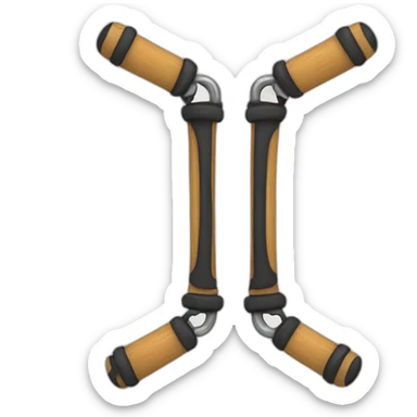 nunchucks sticker