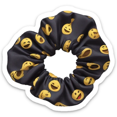 Hair scrunchie sticker