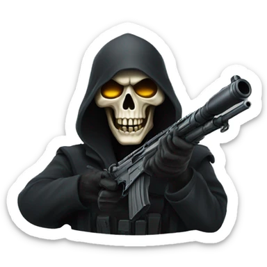 Elite Sniper grim reaper sticker
