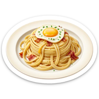 traditional italian carbonara sticker