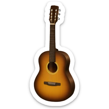 Acoustic guitar  sticker