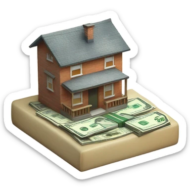 House/Income sticker
