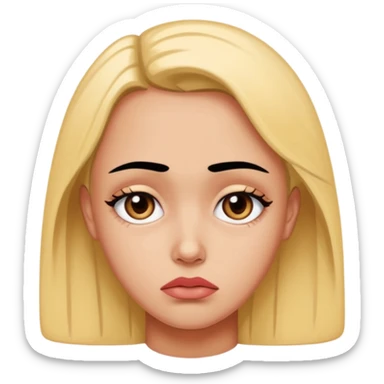 sad eyes , pop , 90s , y2k sticker