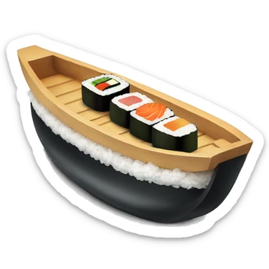 sushi boat sticker