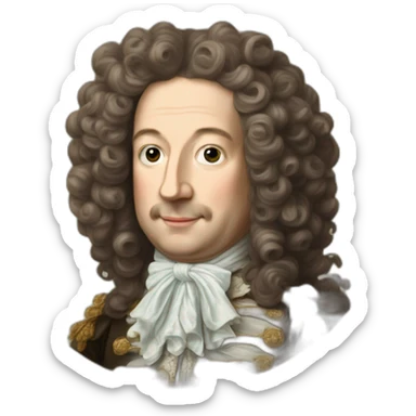 octopus style louis XIV sticker