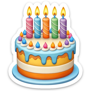 BOLO DE ANIVERSARIO sticker