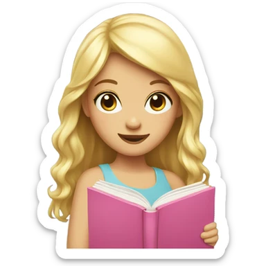 girly book sticker